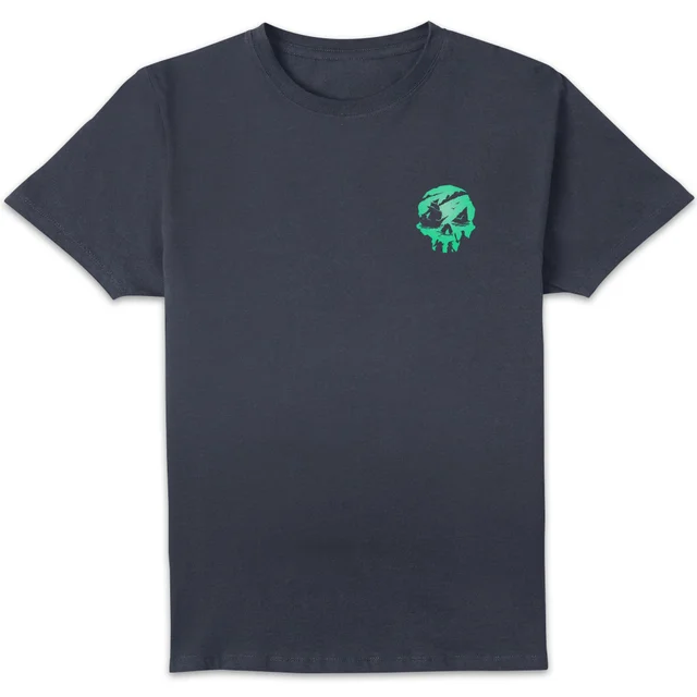 Sea Of Thieves Pocket Skull Unisex T-Shirt - Navy