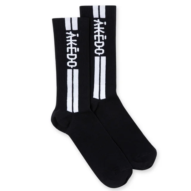 Akedo Footwear - Signature Black Unisex Socks - 3 Pack