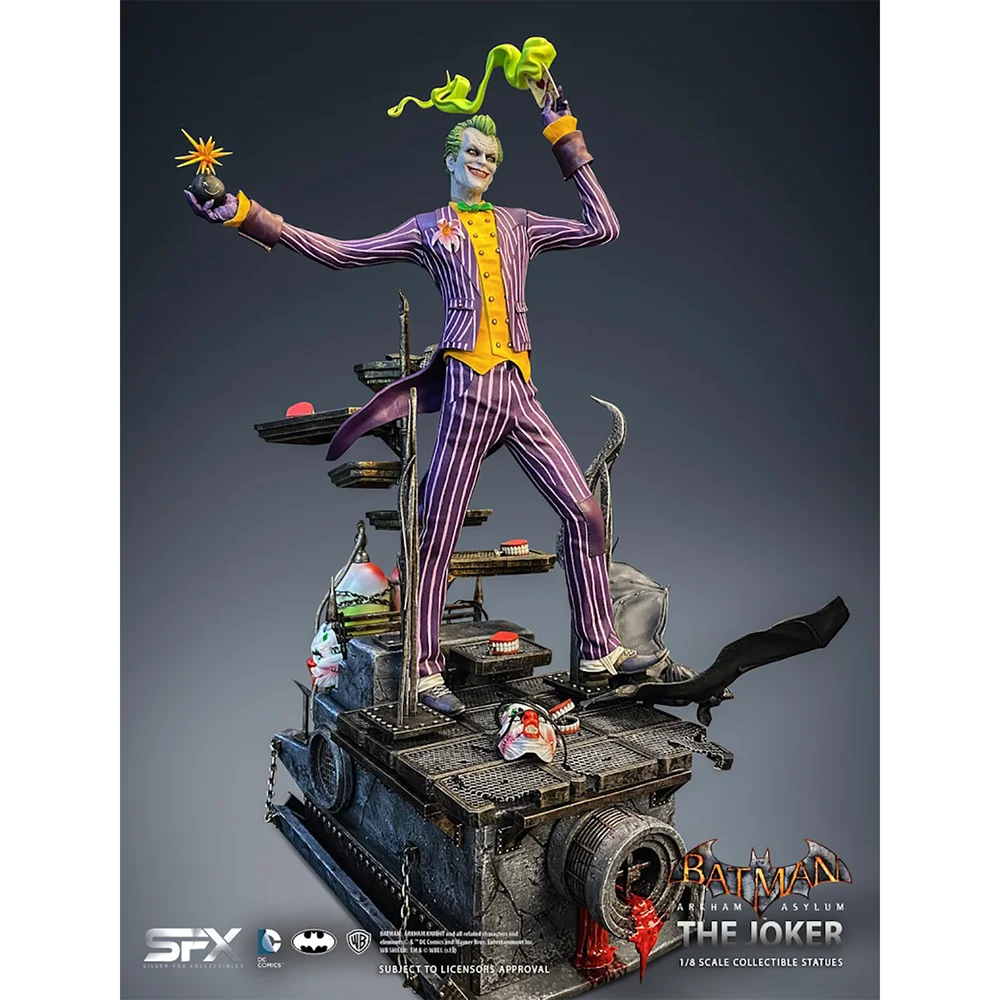 Silver Fox Collectibles Batman Arkham Knight Joker Statuette Échelle 1/8 Image 1