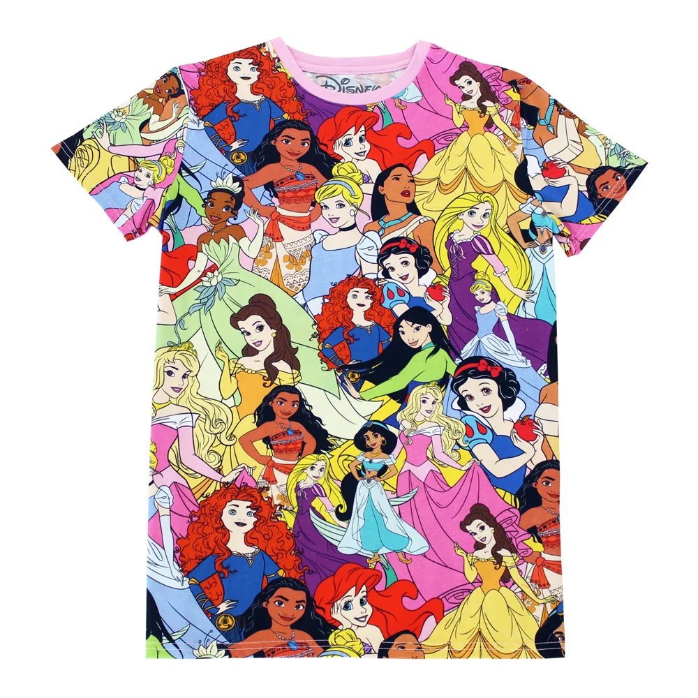 Cakeworthy Disney Princess AOP T-Shirt - M Image 1