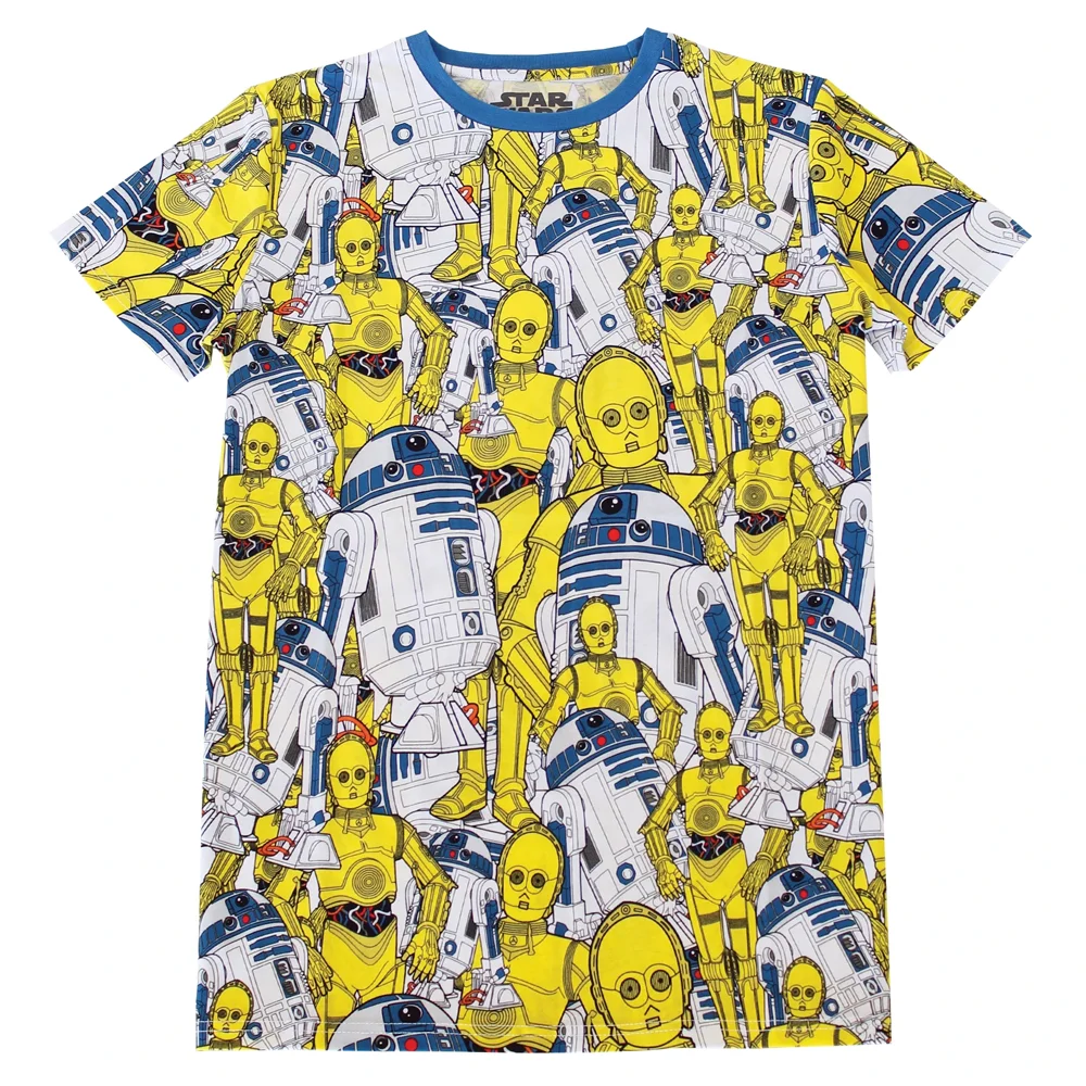 Cakeworthy Star Wars Droid AOP T-Shirt - S Image 1