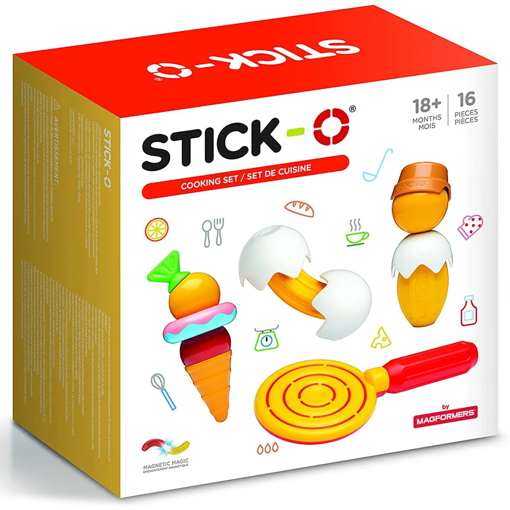 Stick-O - Cooking Jeu de construction magnétique (16 pièces) Image 1