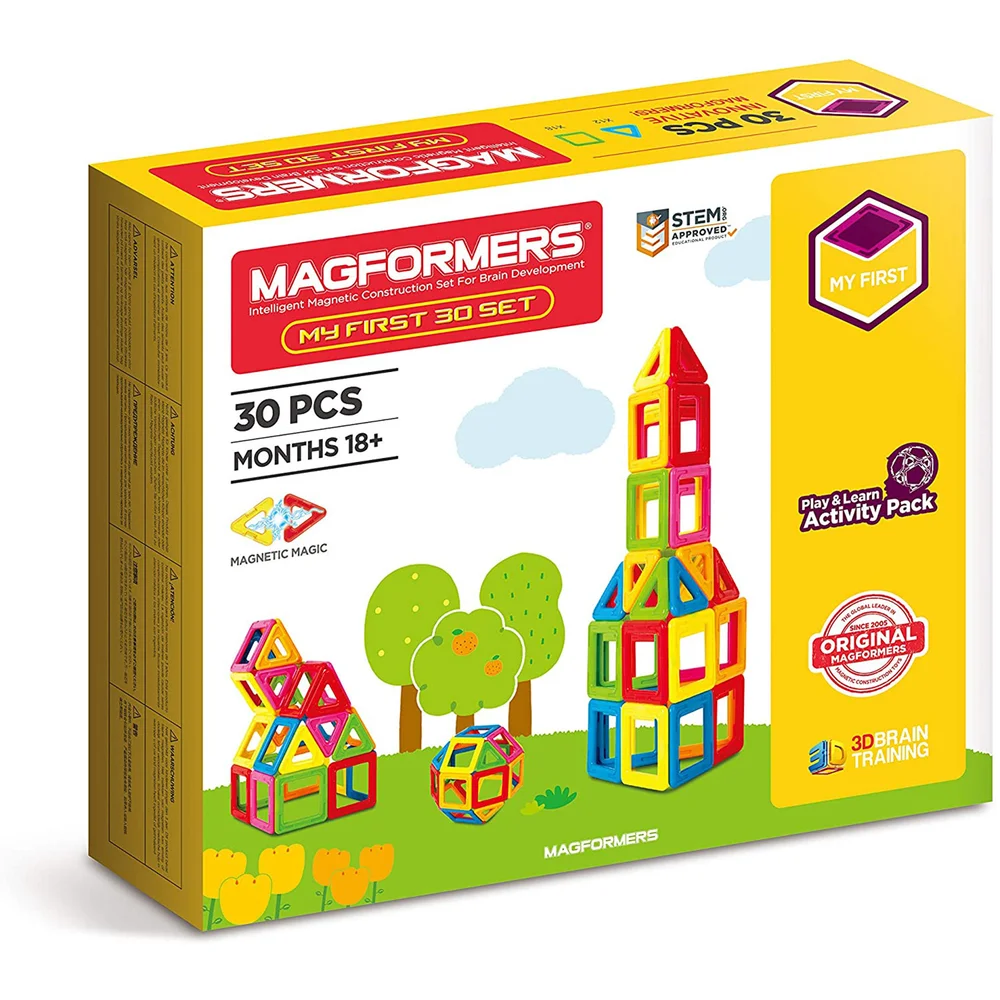 Magformers - Mon premier jeu de construction magnétique Magformers (30 pièces) Image 1