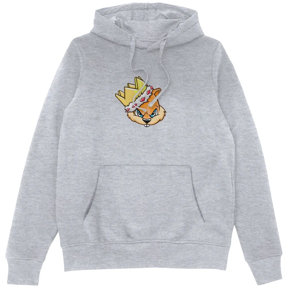 Conker Face Unisex Hoodie - Grey - S - Gris Image 1