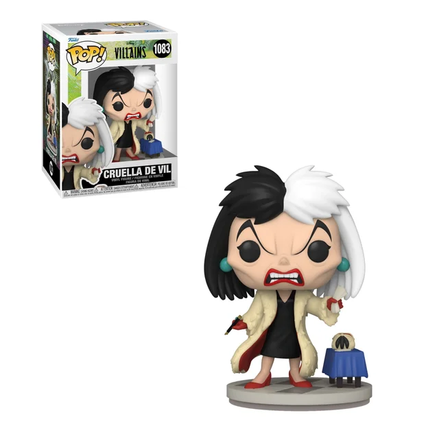 Figurine Pop! Cruella d'Enfer - Disney Villains