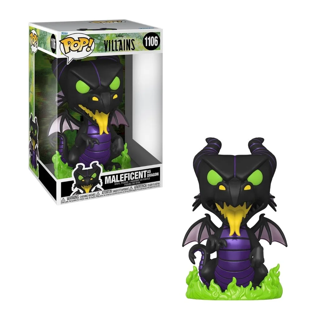 Disney Villains Sleeping Beauty Maleficent Dragon 10 Inch Funko Pop! Vinyl Image 1
