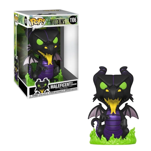 Disney Villains Sleeping Beauty Maleficent Dragon 10 Inch Funko Pop! Vinyl