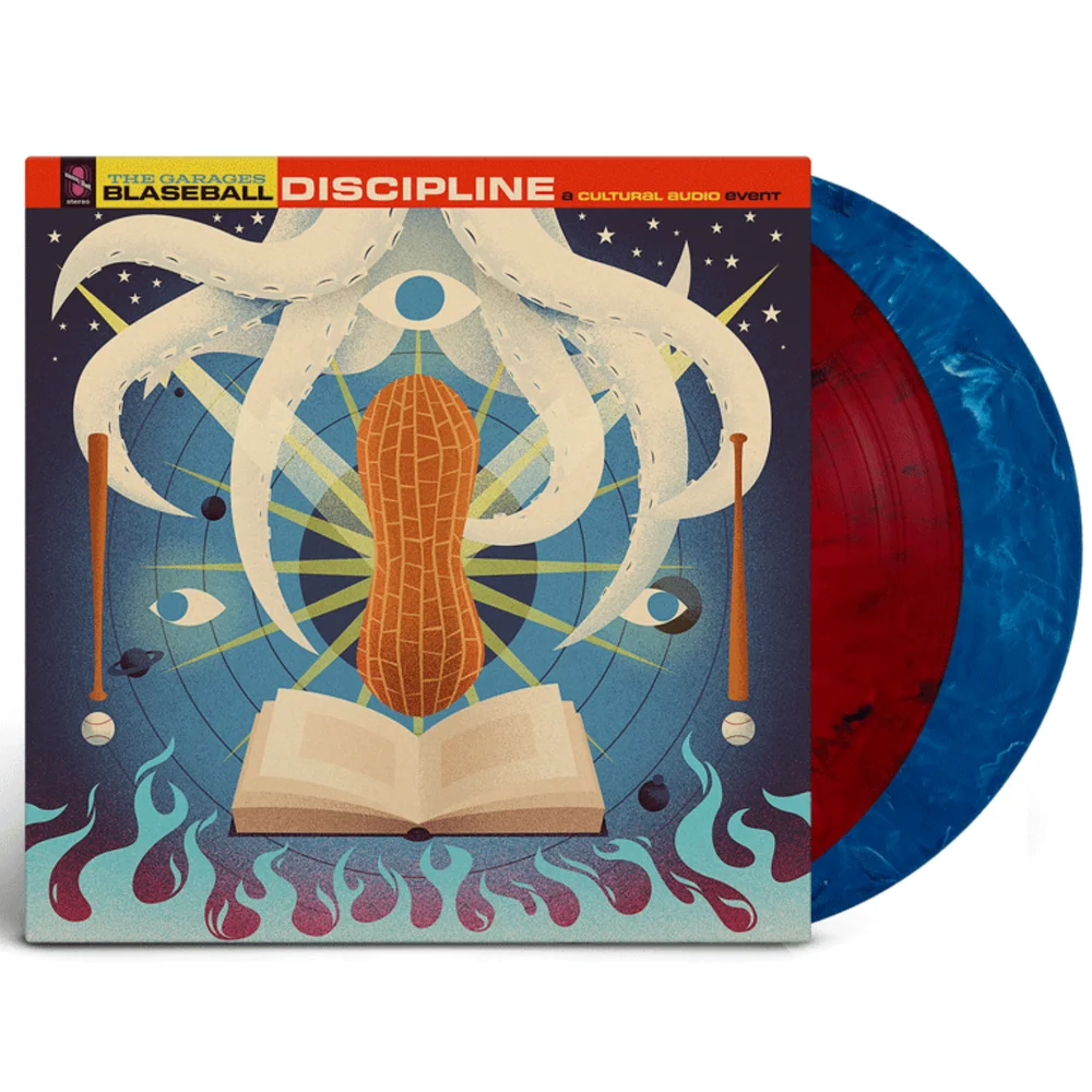 iam8bit - Blaseball : Discipline 2xLP (Marbre rouge et bleu) Image 1