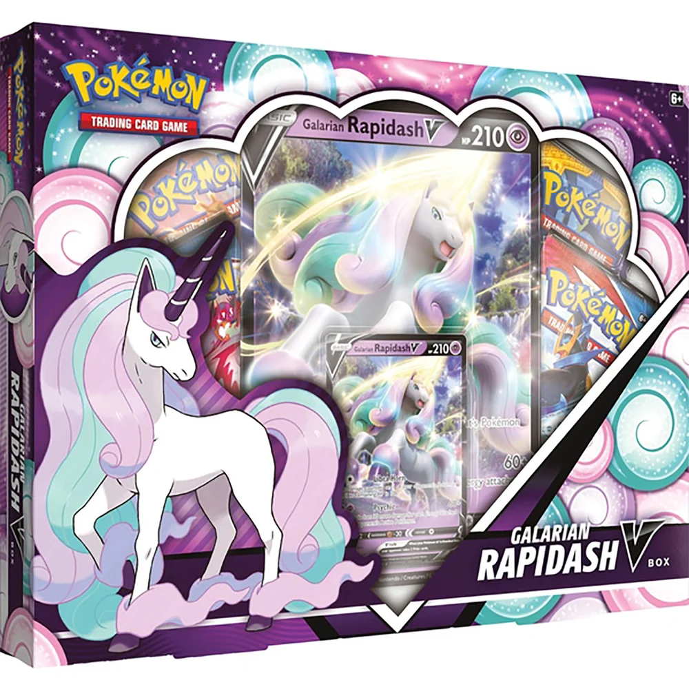 Pokemon TCG : Galarian Rapidash V Box Image 1