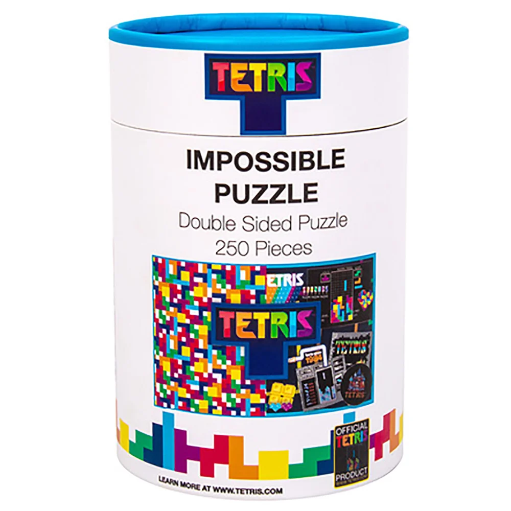 Tetris Impossible Jigsaw Puzzle Tube Image 1