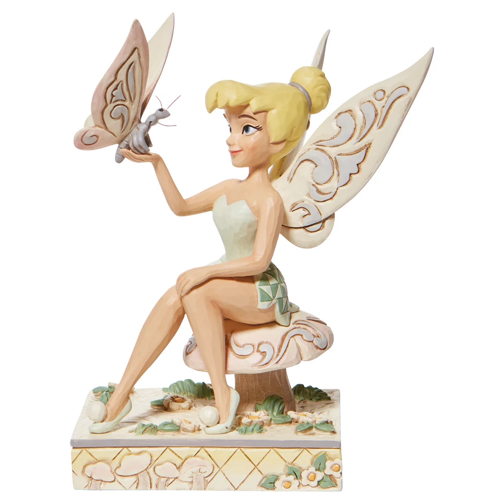 Disney Traditions Figurine de la fée Clochette White Woodland Image 1