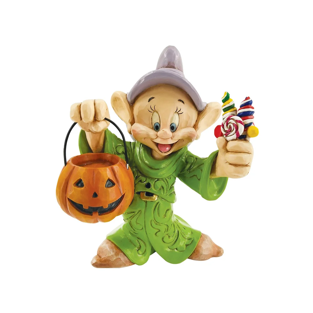 Disney Traditions Figurine Dopey Trick ou Treating Image 1