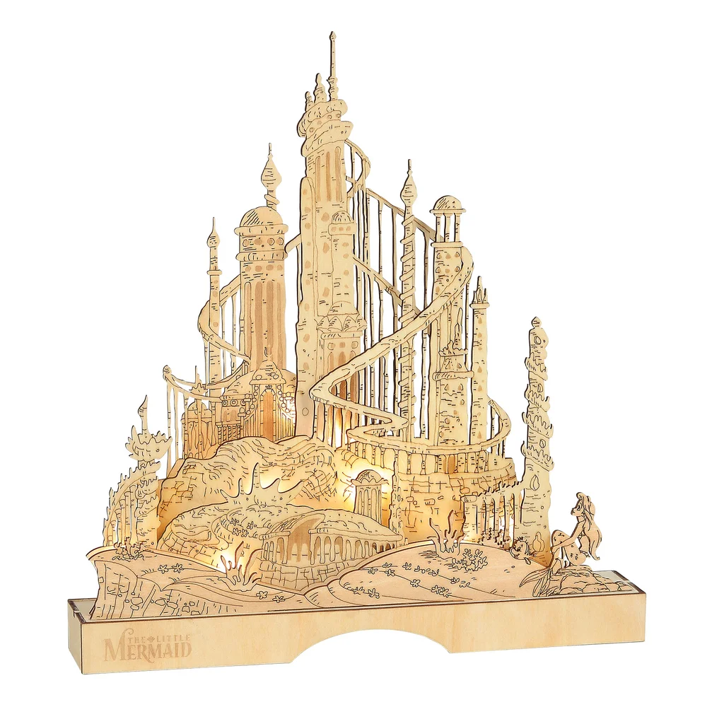Disney par Department 56 Palais illuminé du roi Triton Image 1