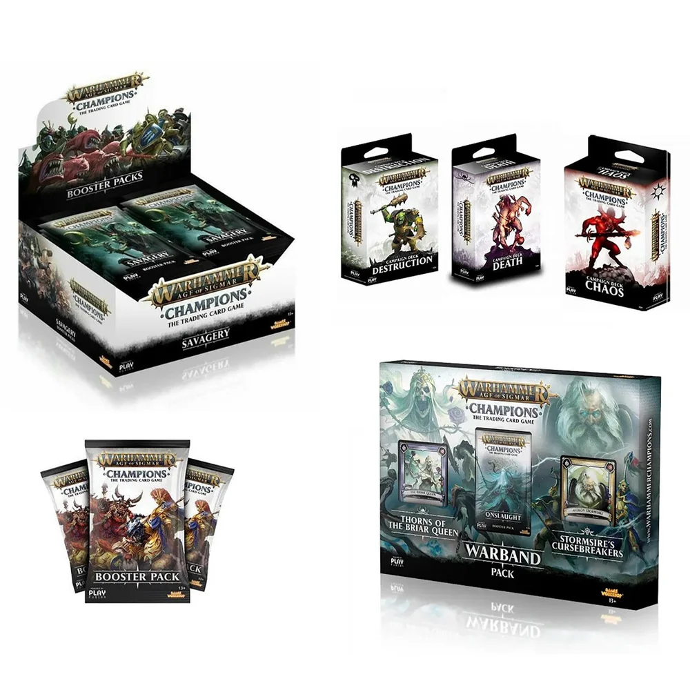 Warhammer Age of Sigmar Jeu de Cartes à Collectionner Deluxe Mega Pack Image 1