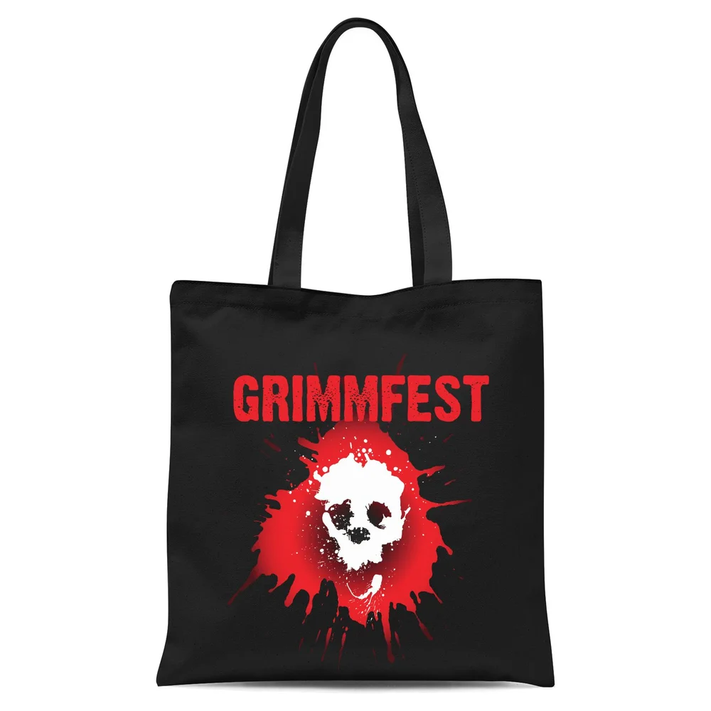 Grimmfest Logo Tote Bag - Black Image 1