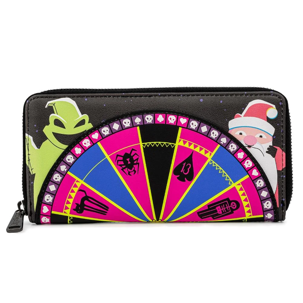 Loungefly Disney Nbc Oogie Boogie Wheel Zip Around Wallet Image 1