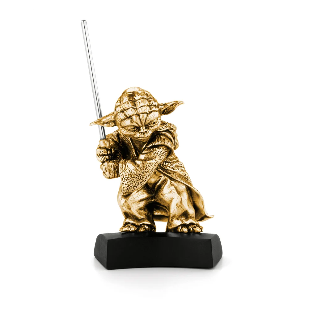 Figure Yoda en or Édition limitée Royal Selangor Image 1