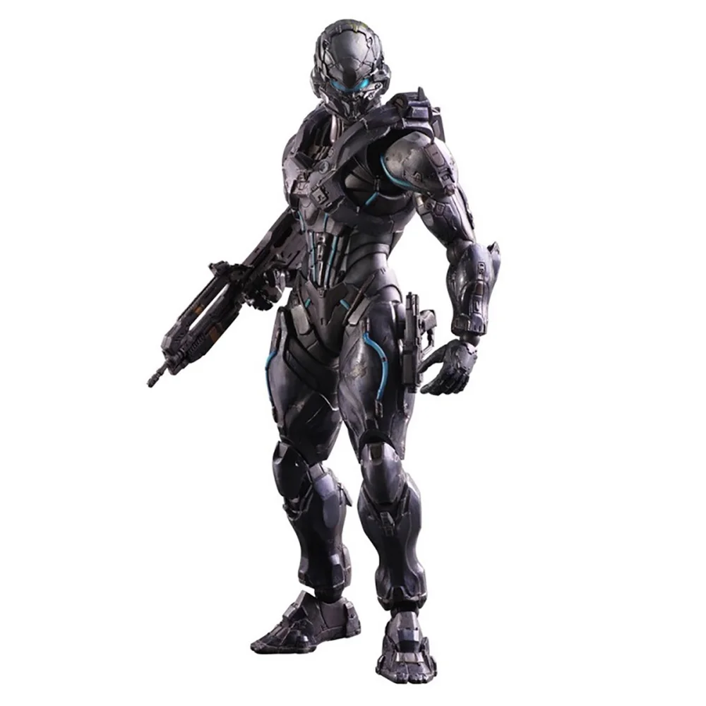 Play Arts Kai Halo 5 Guardians Spartan Locke Figurine Image 1