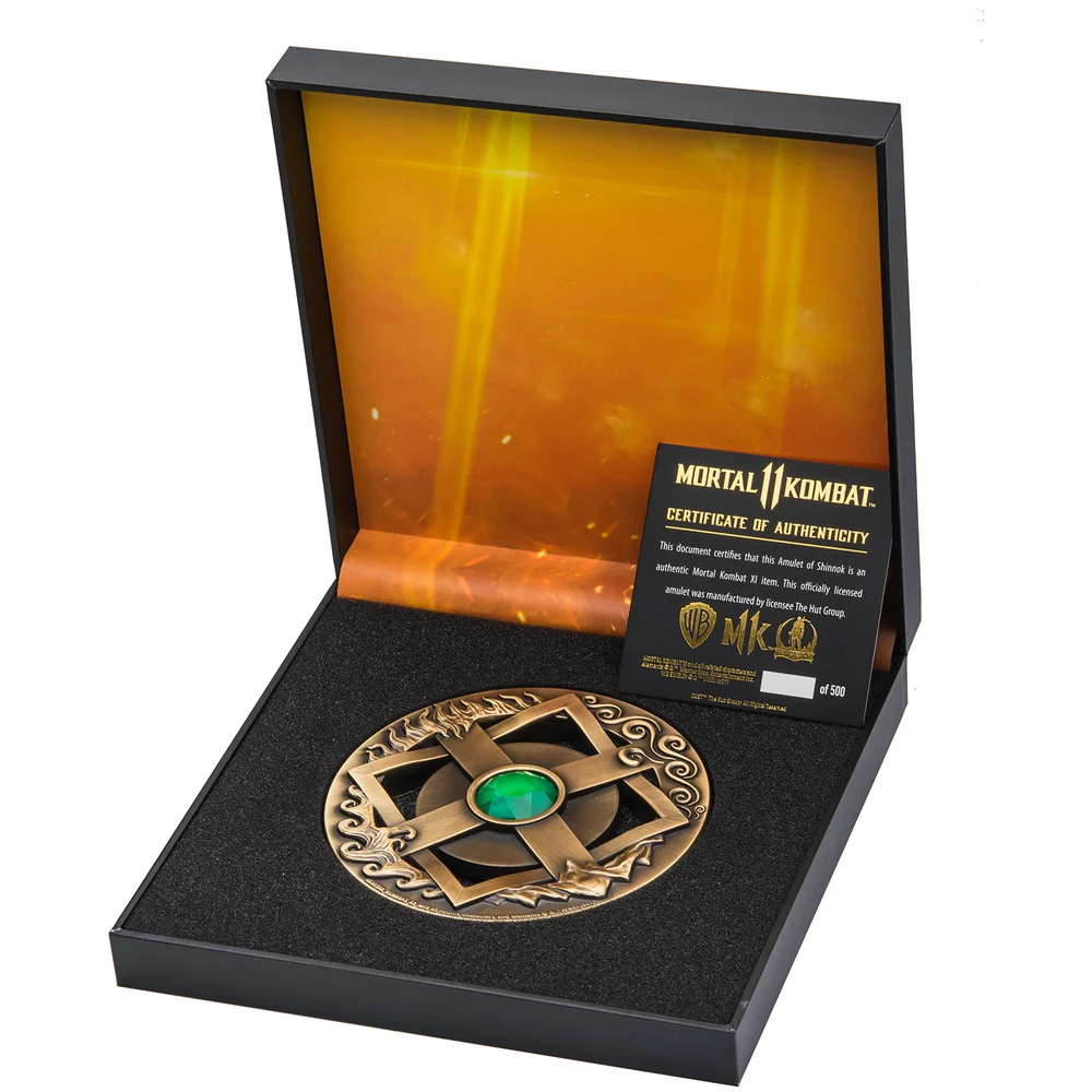 Réplique de l'amulette de Shinnok de Mortal Kombat par DUST! - 500 UNITÉS SEULEMENT ! - Exclusivité Zavvi Image 1