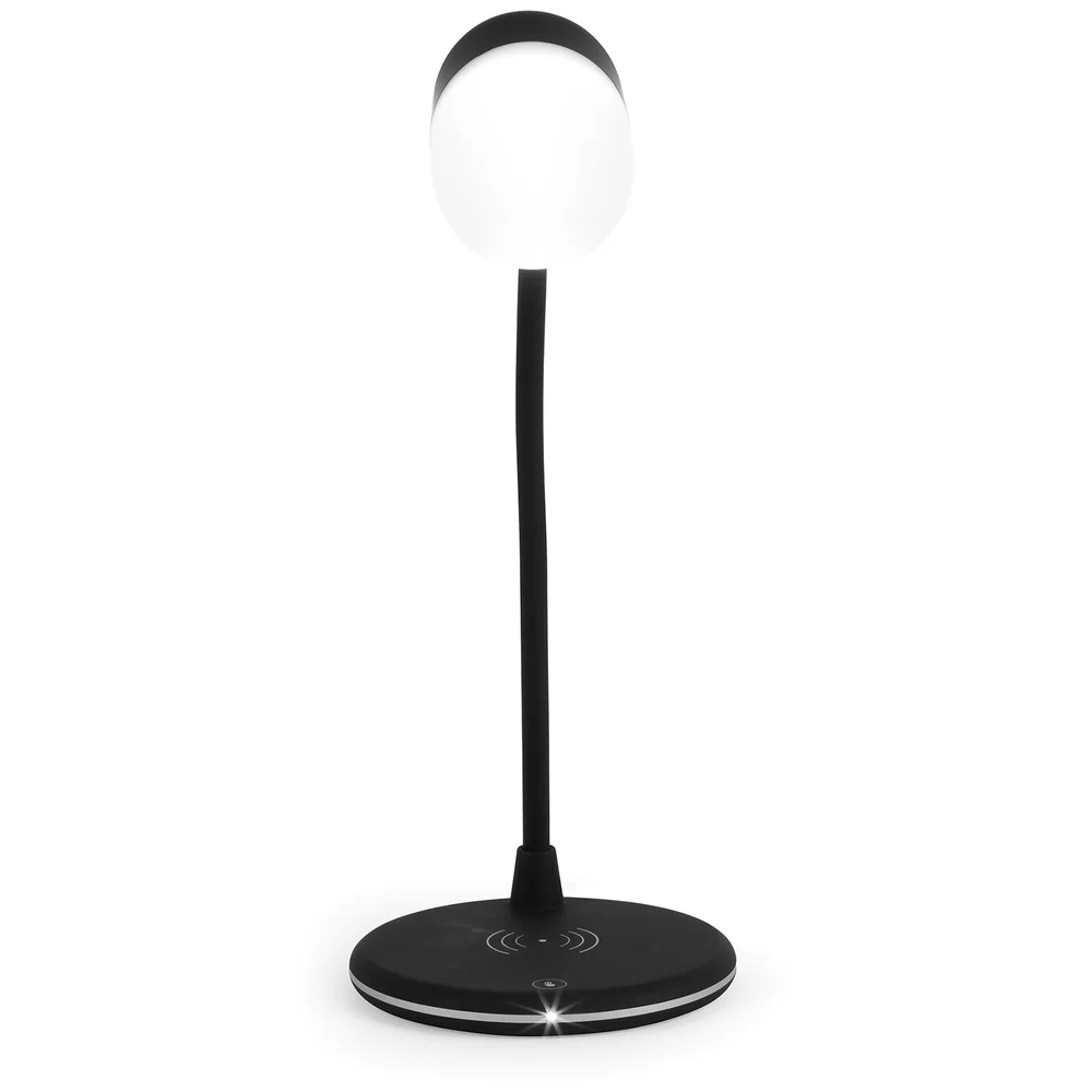 3 In 1 Led Lamp Speaker - Black Image 1