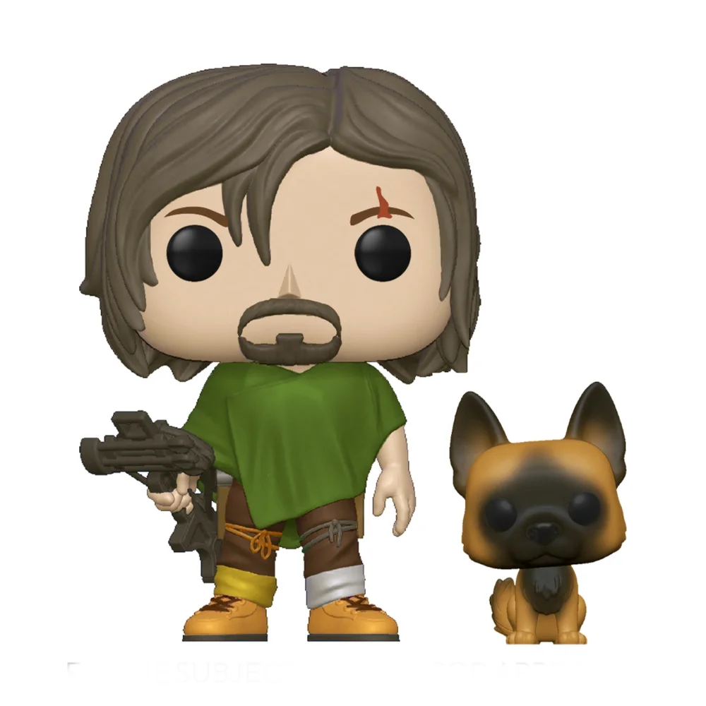 Figurine Pop! Daryl avec chien - The Walking Dead Image 1