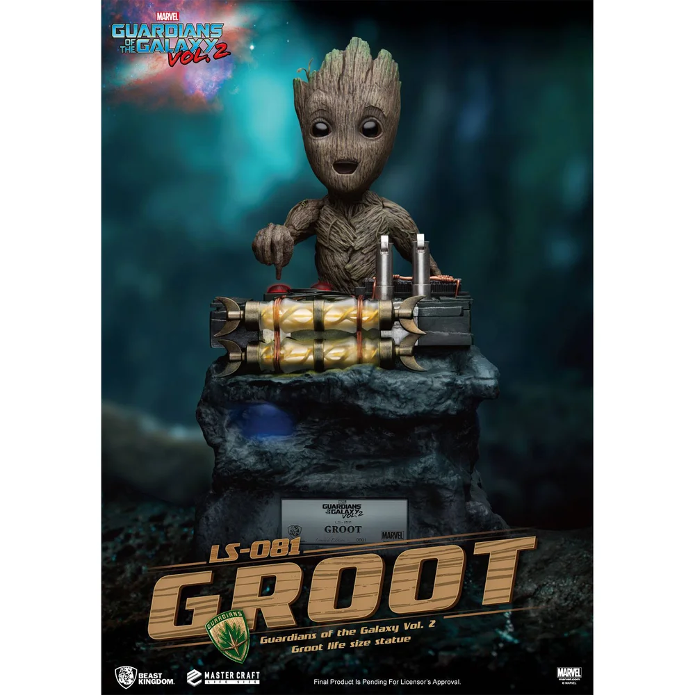 Beast Kingdom Les Gardiens de la Galaxie 2 Statue taille réelle Baby Groot 32 cm Image 1