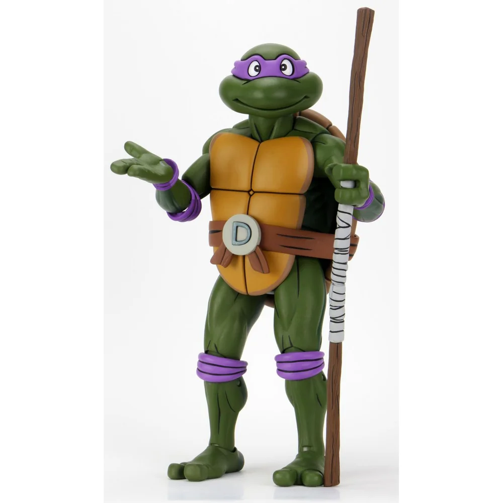 NECA TMNT Cartoon Giant-Sized Donatello Figurine articulée Échelle 1/4 Les Tortues Ninja Image 1