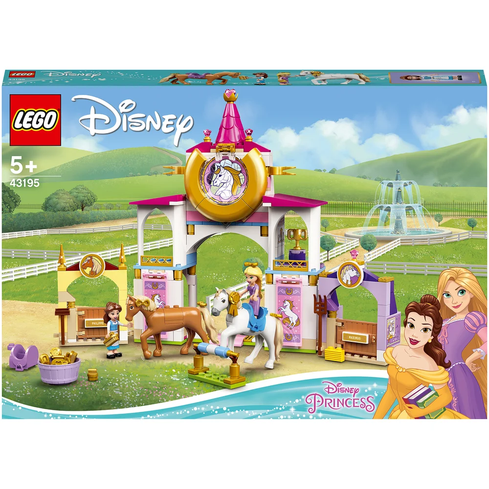 LEGO Disney Belle & Rapunzel's Royal Stables Horse Toy (43195) Image 1