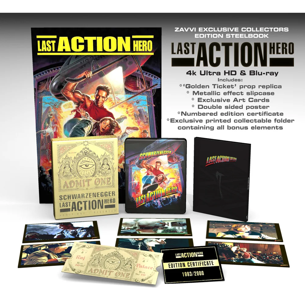 Last Action Hero - Steelbook 4K Ultra HD Édition Collector en Exclusivité Zavvi (Blu-ray 2D inclus) Image 1