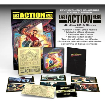 Last Action Hero - Steelbook 4K Ultra HD Édition Collector en Exclusivité Zavvi (Blu-ray 2D inclus)