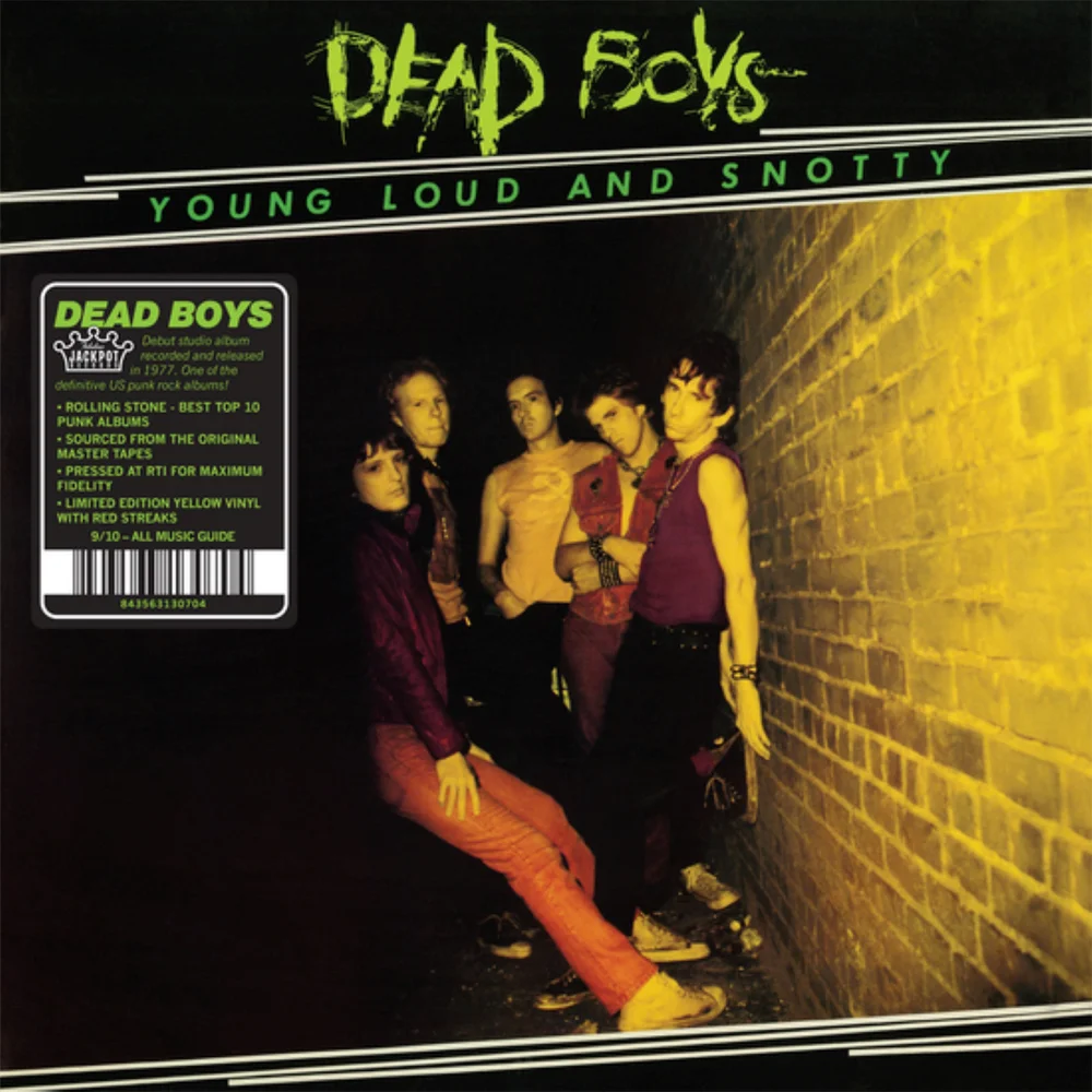 Dead Boys - Young Loud and Snotty Vinyl (Yellow with Red Streaks) Image 1