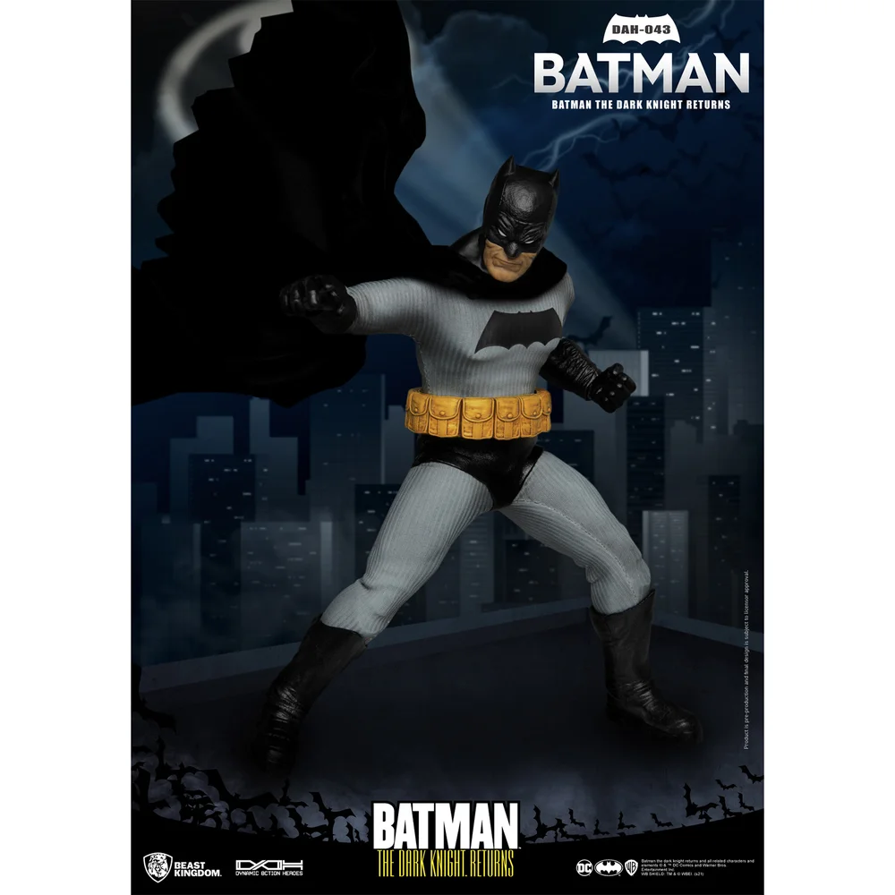 Beast Kingdom The Dark Knight Returns Dynamic 8ction Heroes Figure - Batman Image 1