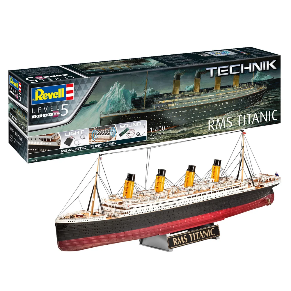 Revell Technik RMS Titanic Plastic Buildable Model 1:400 Scale Image 1