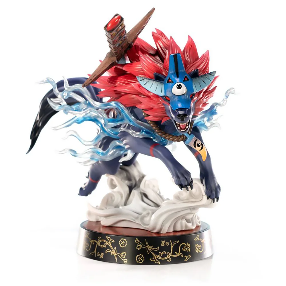 First 4 Figures Okami Oki Wolf Form Statuette PVC 21 cm Image 1