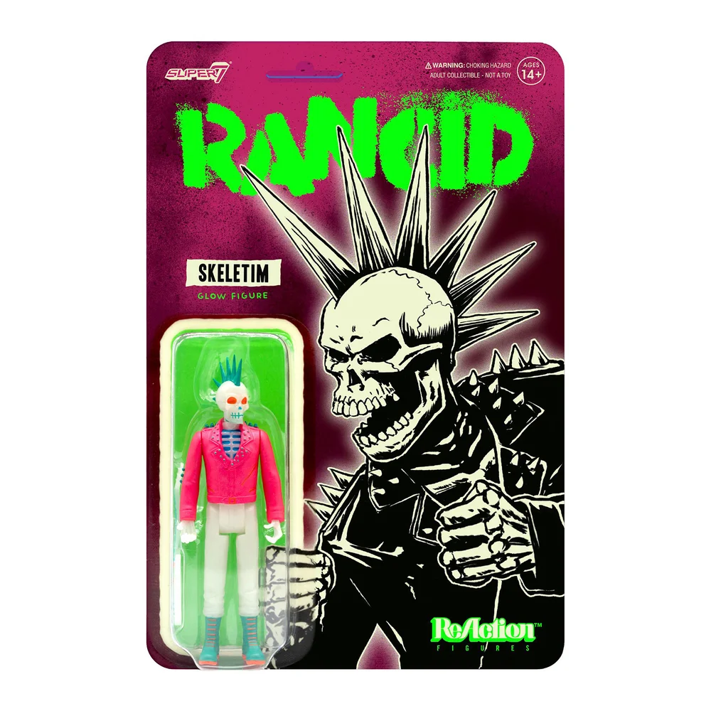 Super7 Rancid Figurine articulée - Skeletim (Glow) Image 1