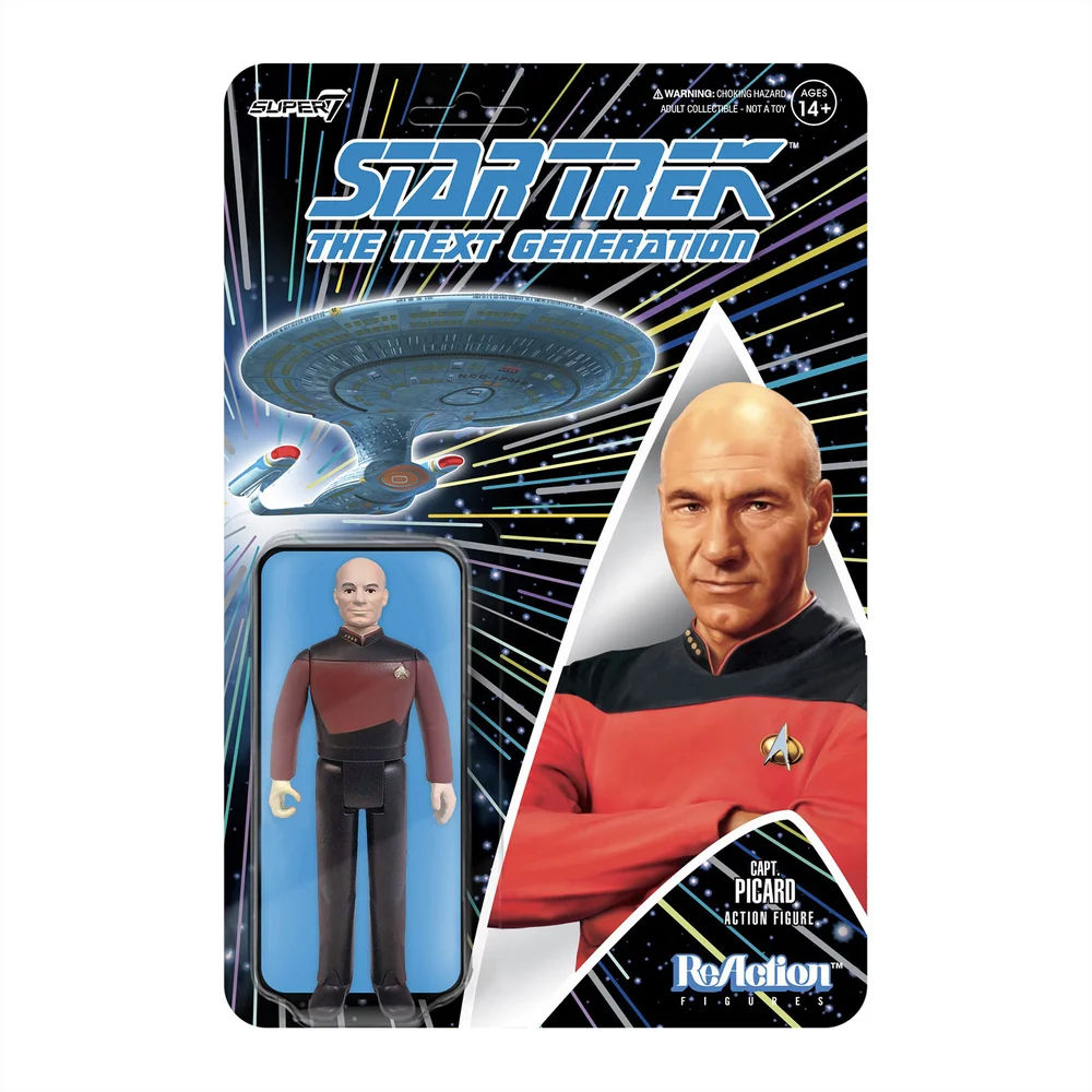 Super7 Star Trek : La Nouvelle Génération Figurine articulée - Picard Image 1