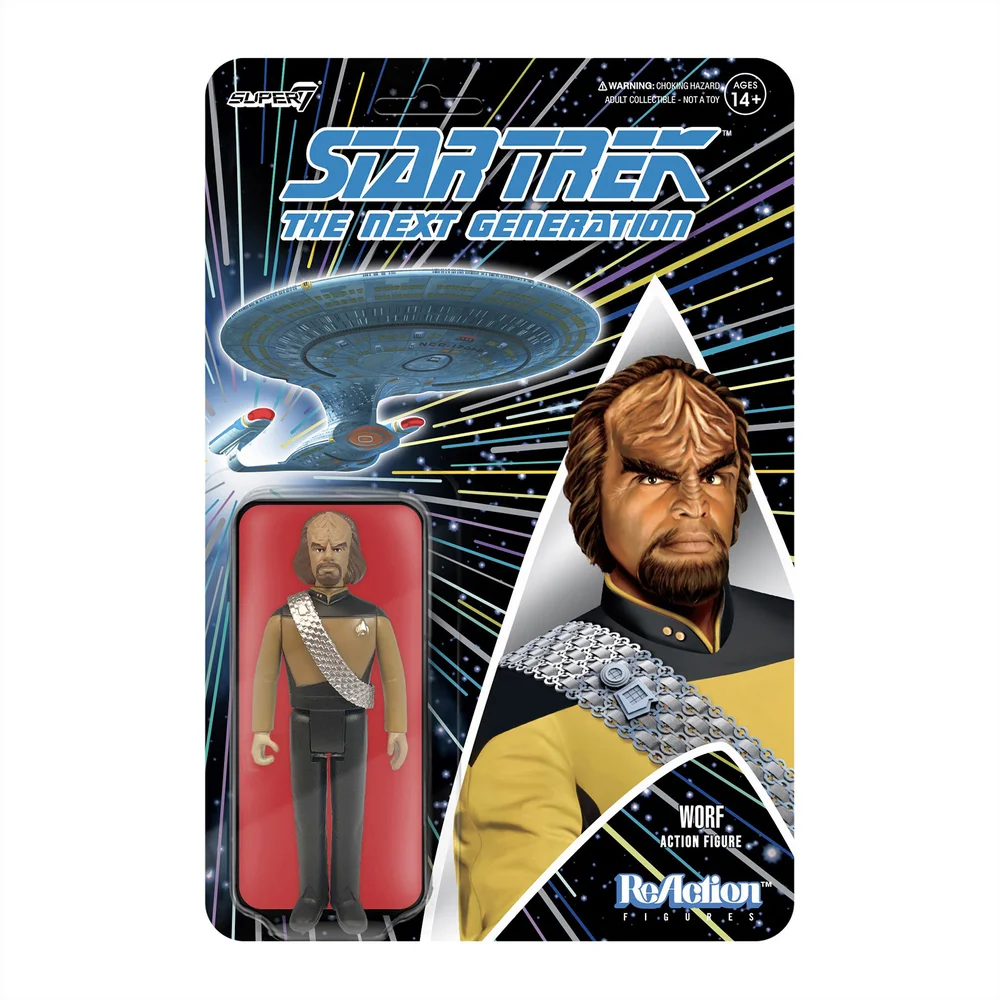 Super7 Star Trek : La Nouvelle Génération Figurine articulée - Worf Image 1