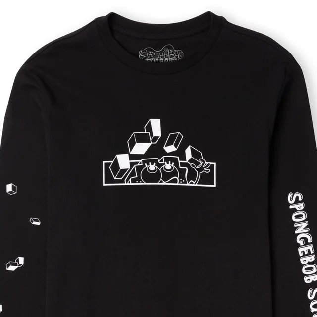 Bob l'Éponge - Loosing My Head - T-Shirt Manches Longues Unisexe - Noir