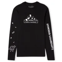 Bob l'Éponge - Loosing My Head - T-Shirt Manches Longues Unisexe - Noir