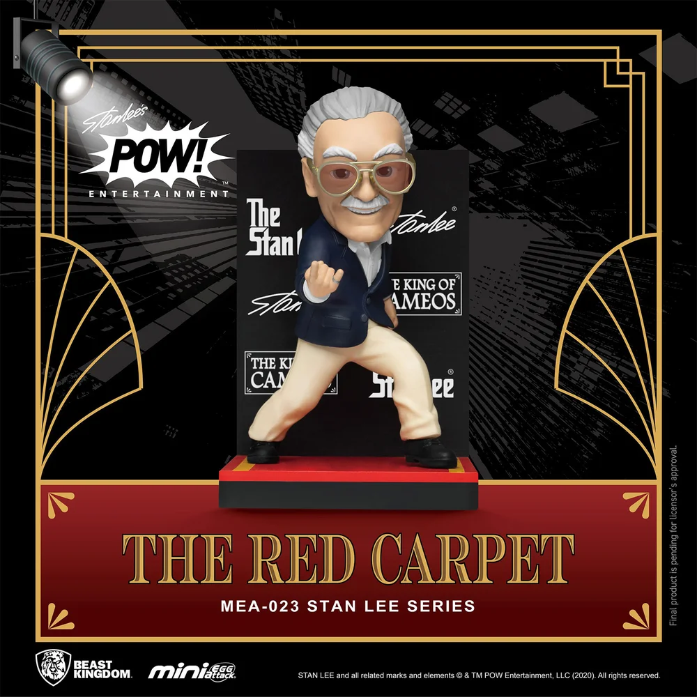 Beast Kingdom Stan Lee Mini Egg Attack Figurine articulée Stan Lee The Red Carpet 8 cm Image 1