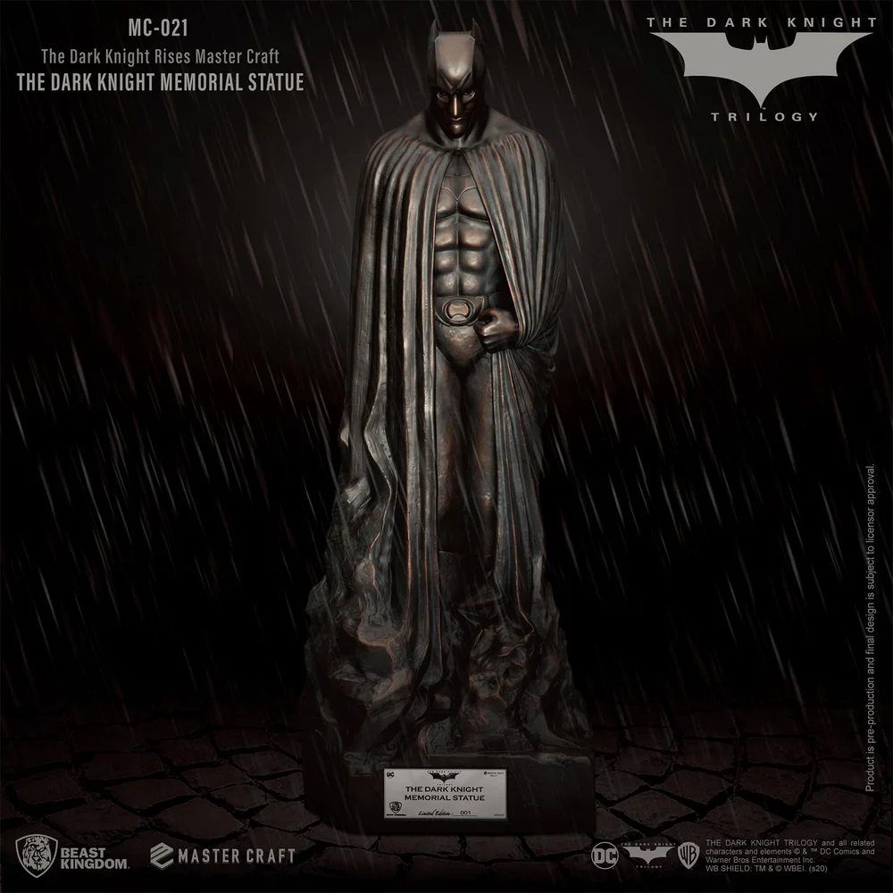 Beast Kingdom The Dark Knight Rises The Dark Knight Memorial Statuette Master Craft Image 1