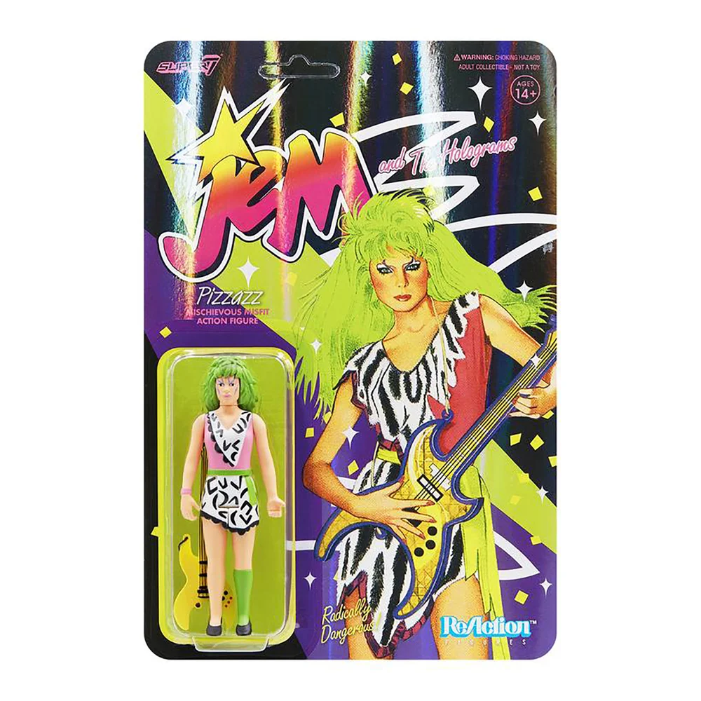 Super7 Jem et les Hologrammes Figurine articulée - Pizzazz Image 1