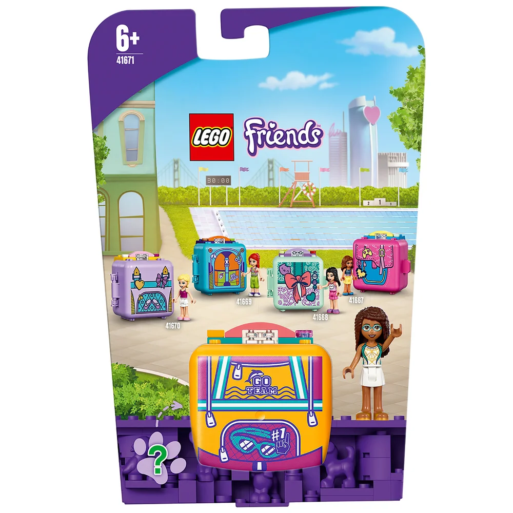 LEGO Friends: Le cube de natation d’Andréa – jeu de voyage(41671) Image 1