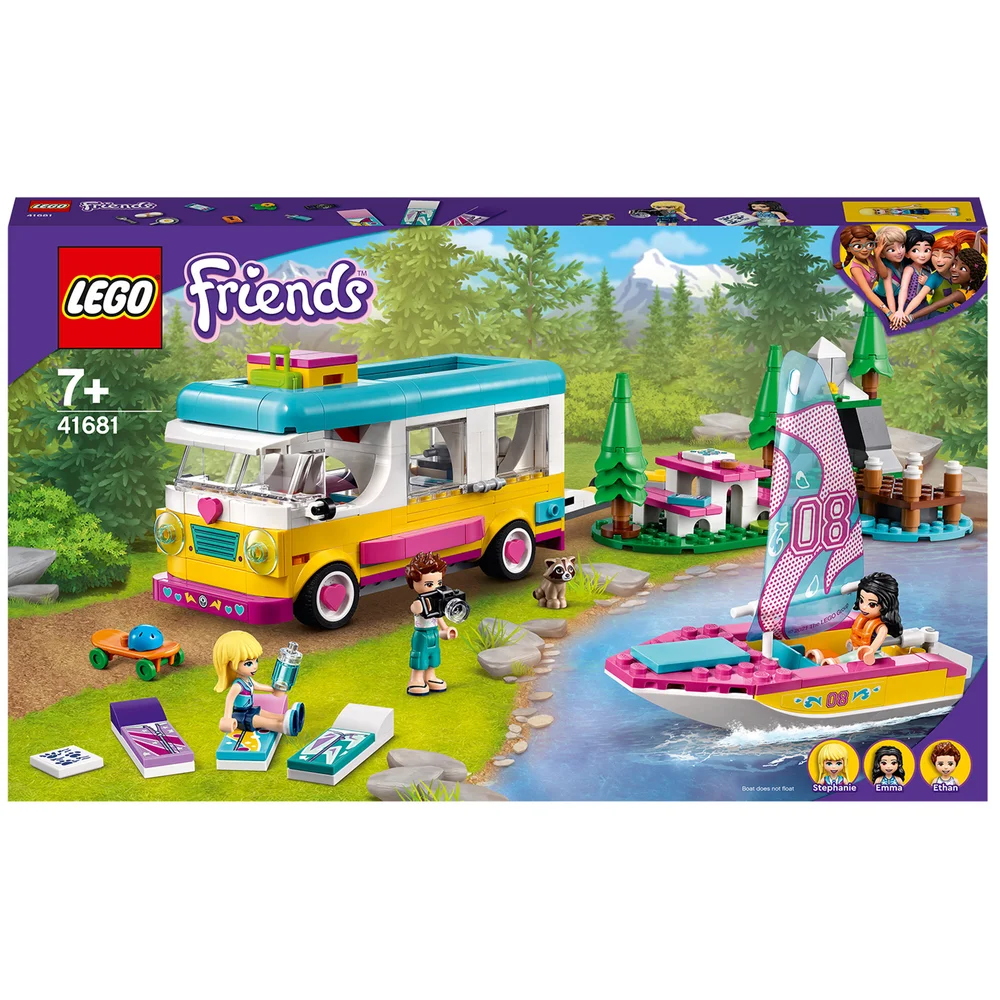 LEGO Friends Le camping-car et le voilier de la forêt (41681) Image 1