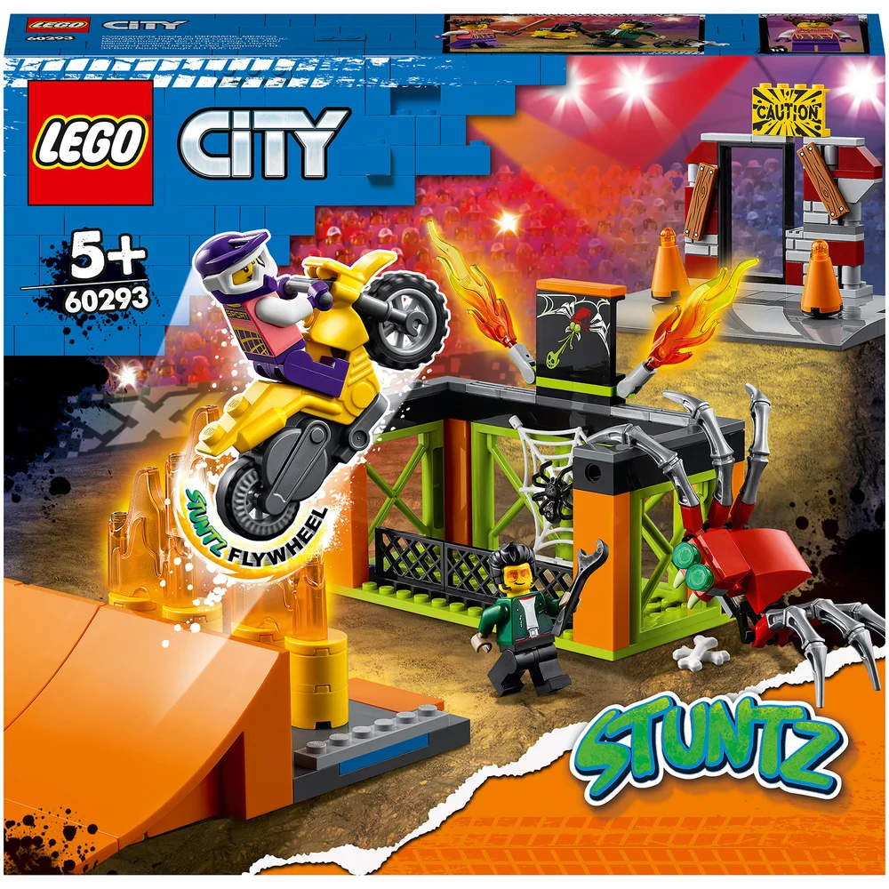 LEGO City: L’Aire d’Entraînement des Cascadeurs, Jouet pour Enfants, Rampe Moto(60293) Image 1