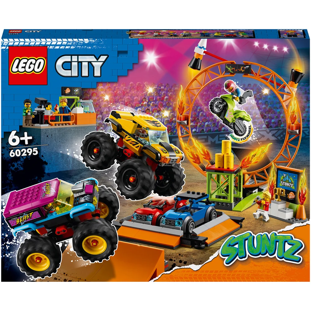 LEGO City: L’Arène de Spectacle des Cascadeurs et Monster Truck, Jouets pour Enfants(60295) Image 1