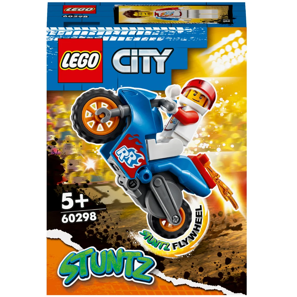 LEGO City: Stuntz Rocket Stunt Bike Set Toy Motorbike (60298) Image 1