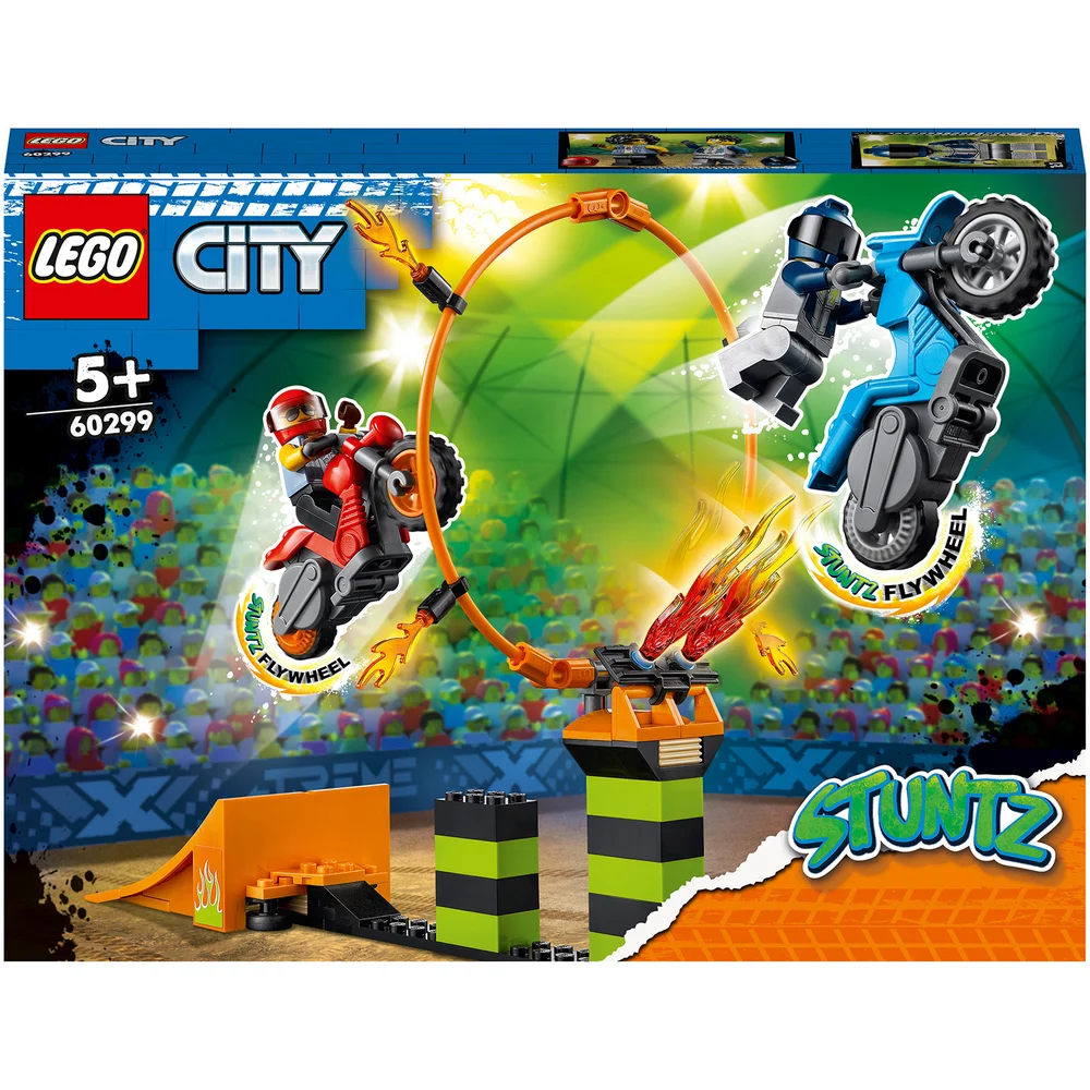 LEGO City: Le Spectacle des Cascadeurs, Moto Jouet pour Garçon et Fille +5 ans(60299) Image 1