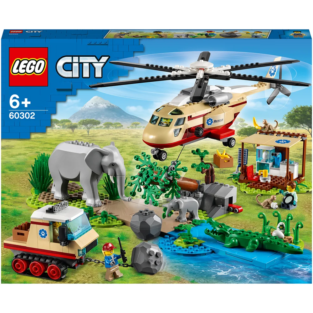 LEGO City: Wildlife L’opération de sauvetage des animaux sauvages, jouet voiture vétérinaire(60302) Image 1