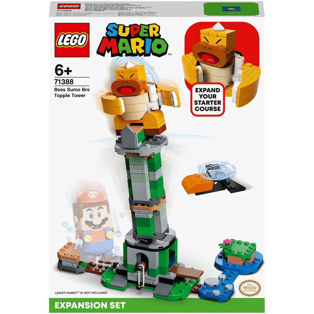 LEGO Super Mario Extension La Tour Infernale du Boss Frère Sumo, Cadeau de Noël(71388) Image 1